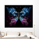 Butterfly Made Flourish Abstract Wall Decal