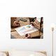 Business charts Wall Mural