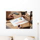Business charts Wall Mural