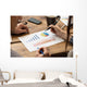 Business charts Wall Mural