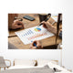 Business charts Wall Mural