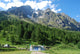 Caravan Met Voortent In Het Mont-Blanc Gebergte Wall Decal