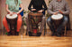 Group Of Jambe Drummers Playing Wall Decal