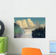 Cloudy Iguazu Waterfall Wall Mural