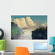 Cloudy Iguazu Waterfall Wall Mural