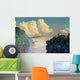 Cloudy Iguazu Waterfall Wall Mural
