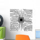Circuit board cpu Wall Mural