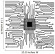 Circuit board cpu Wall Mural