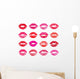 Beautiful red lips Wall Decal