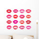 Beautiful red lips Wall Decal