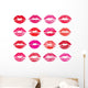 Beautiful red lips Wall Decal
