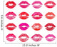 Beautiful red lips Wall Decal