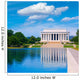 Abraham Lincoln Memorial reflection pool Washington Wall Mural