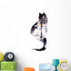 City Night Cat Wall Decal