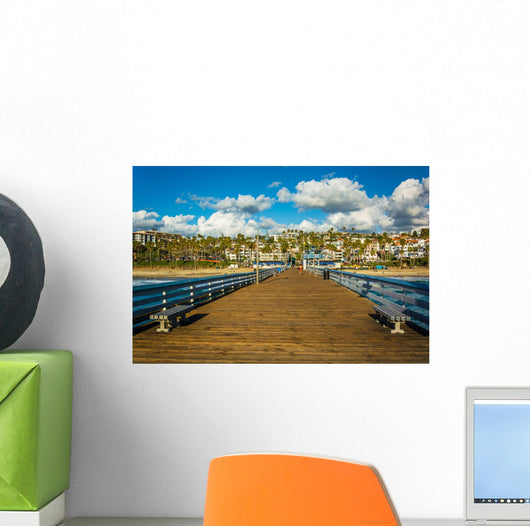 The fishing pier in San Clemente, California. Wall Mural