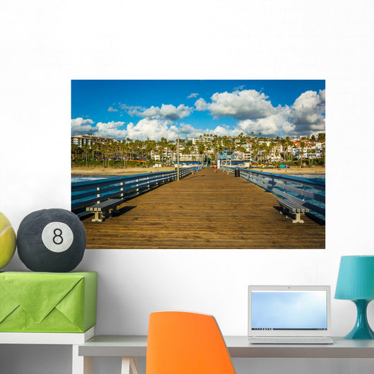 The fishing pier in San Clemente, California. Wall Mural