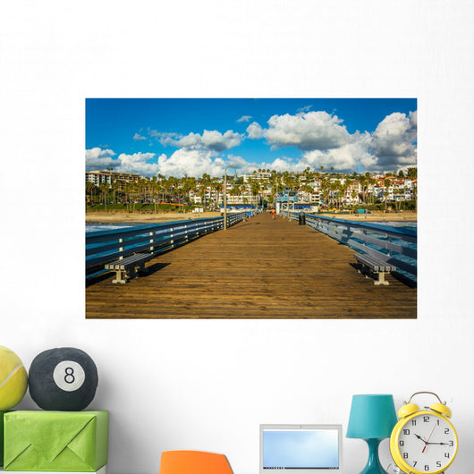 The fishing pier in San Clemente, California. Wall Mural