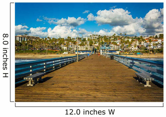 The fishing pier in San Clemente, California. Wall Mural