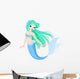 Beautiful mermaid Wall Decal