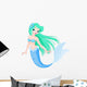 Beautiful mermaid Wall Decal