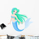 Beautiful mermaid Wall Decal