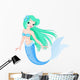 Beautiful mermaid Wall Decal