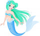 Beautiful Mermaid Wall Decal