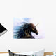 black unicorn Wall Mural