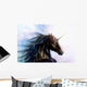 black unicorn Wall Mural