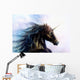black unicorn Wall Mural