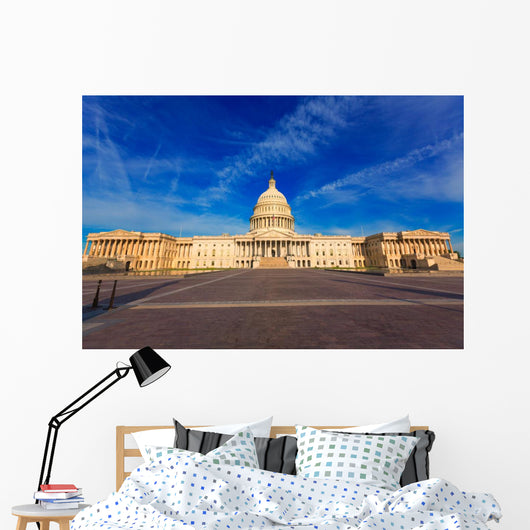 Capitol building Washington DC east facade US Wall Mural