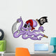 Pirate octopus Wall Decal