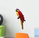 Colorful Red Parrot Macaw Wall Decal