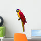 Colorful Red Parrot Macaw Wall Decal