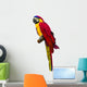 Colorful Red Parrot Macaw Wall Decal