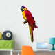 Colorful Red Parrot Macaw Wall Decal