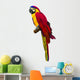 Colorful Red Parrot Macaw Wall Decal