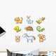 Cartoon pet animals Wall Decal