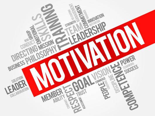 Motivation Word Cloud, Business Concept Wall Decal