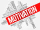 Motivation Word Cloud, Business Concept Wall Decal