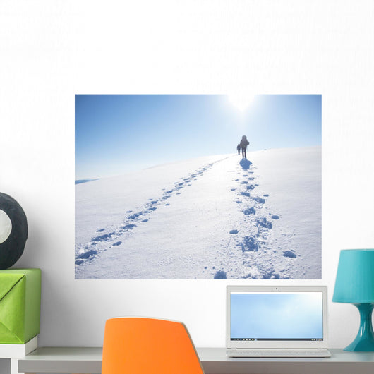 Winter Mountain Travel Wall Decal