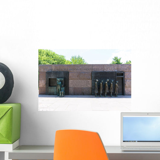 Franklin Delano Roosevelt Memorial Washington Wall Mural