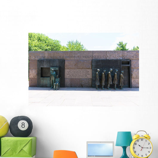 Franklin Delano Roosevelt Memorial Washington Wall Mural