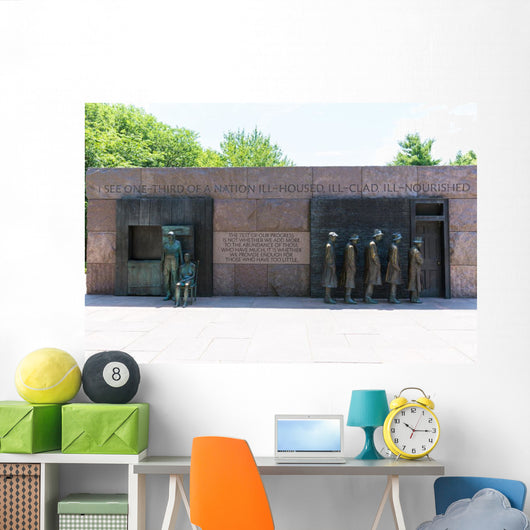 Franklin Delano Roosevelt Memorial Washington Wall Mural