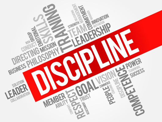Discipline Word Cloud Business Wall Decal