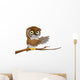 Cartoon Owl Branch Wall Decal