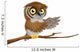 Cartoon Owl Branch Wall Decal