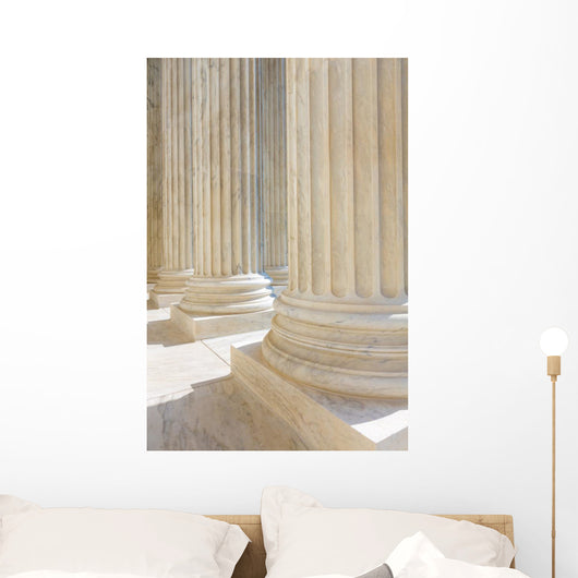 Supreme Court of United states columns row Wall Mural