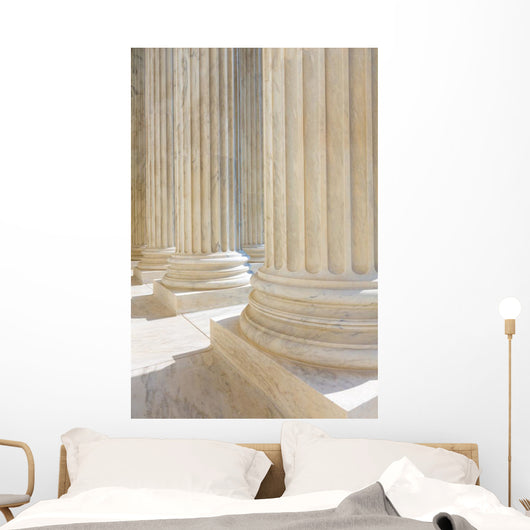 Supreme Court of United states columns row Wall Mural