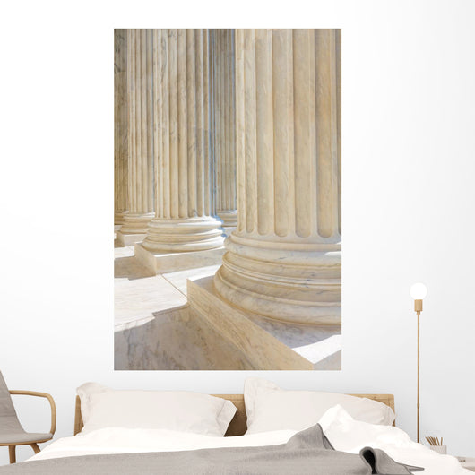 Supreme Court of United states columns row Wall Mural